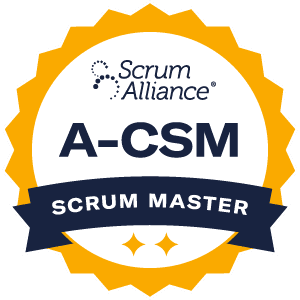 Advanced Certified ScrumMaster badge.